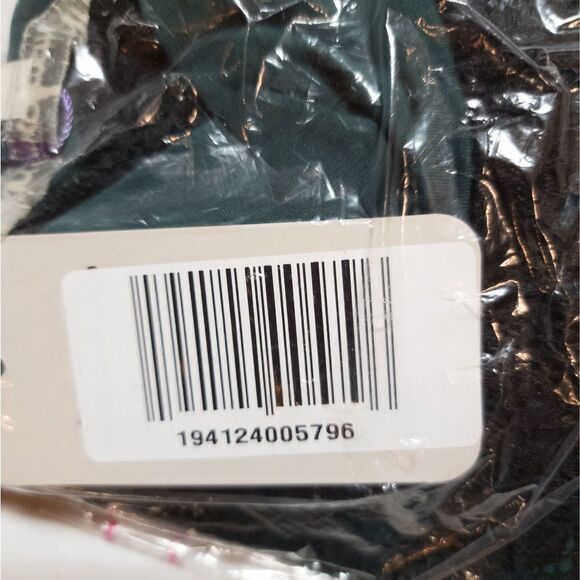 KIMI + KAI Faye Maternity Mock Neck Lace Top Black L - Picture 6 of 6